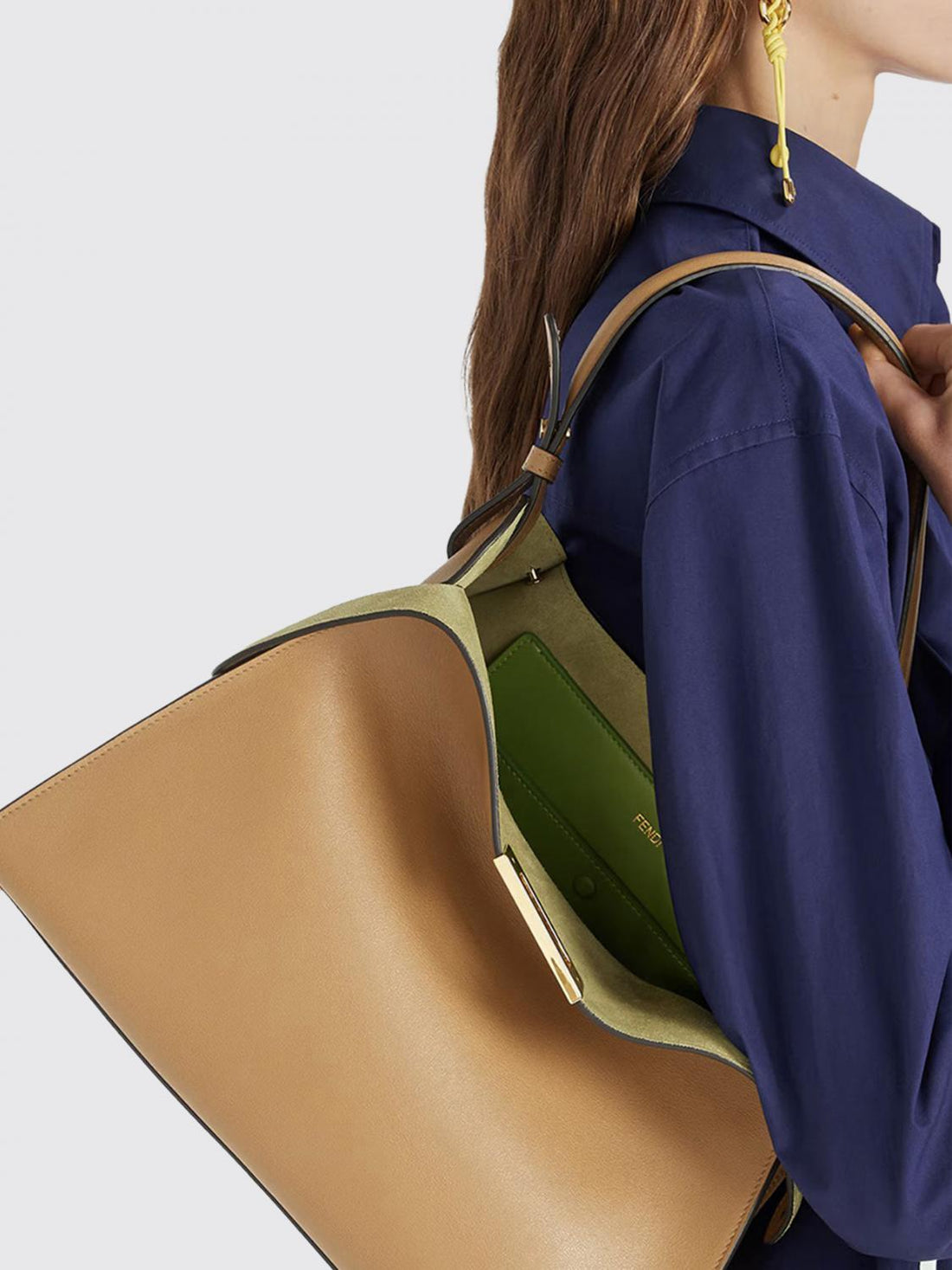 FENDI OS way medium tote bag