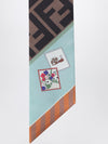 woman's neck scarf