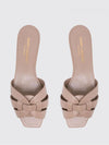 woman's heeled sandal