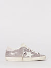 super-star crocodile print leather sneakers