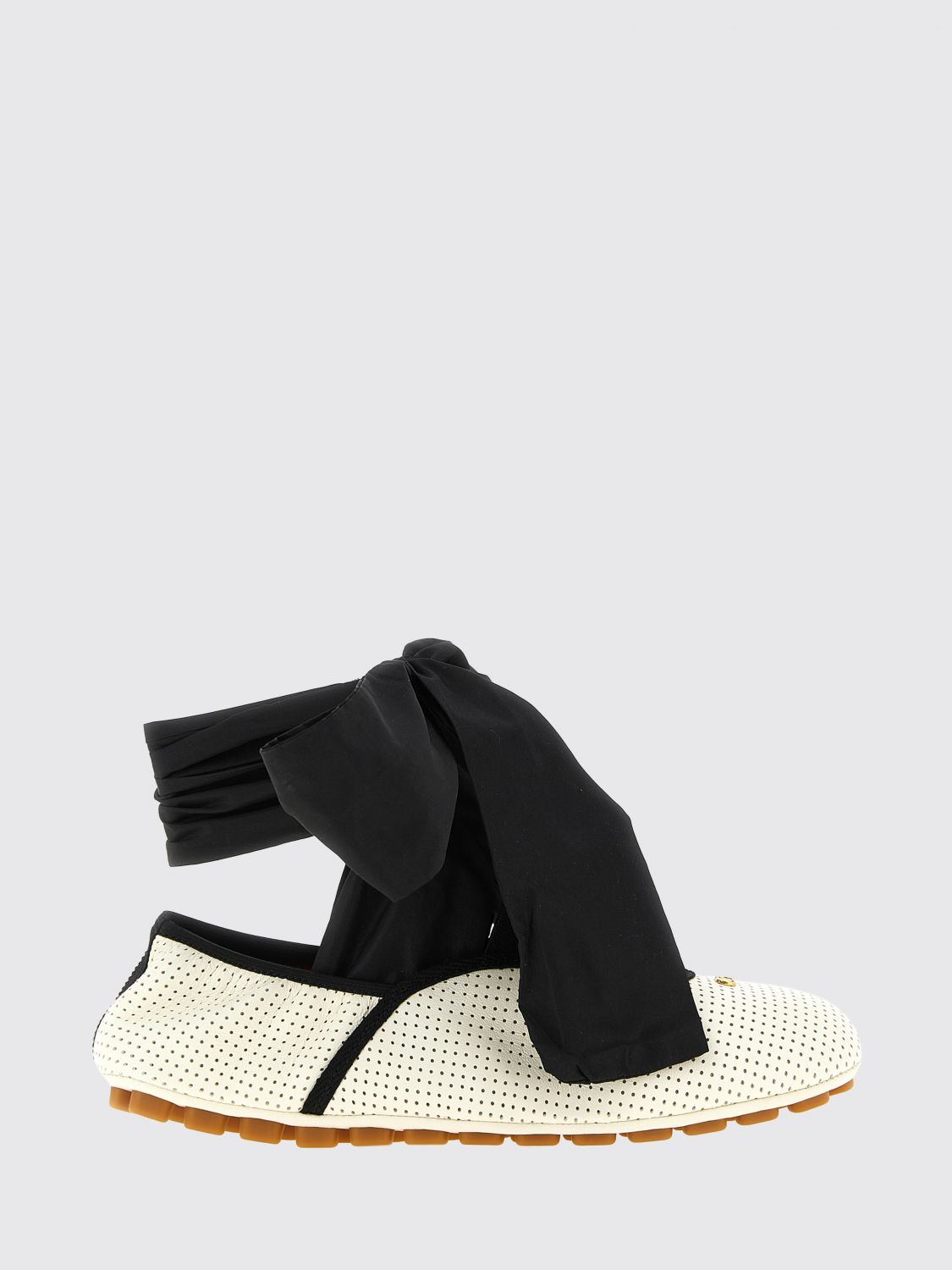 rythmika perforated leather ballerinas
