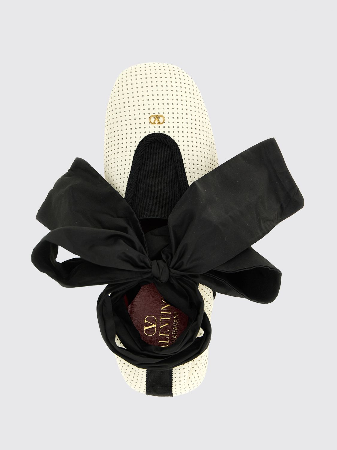 rythmika perforated leather ballerinas