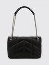 puffer bag in chevron quilted nappa leather