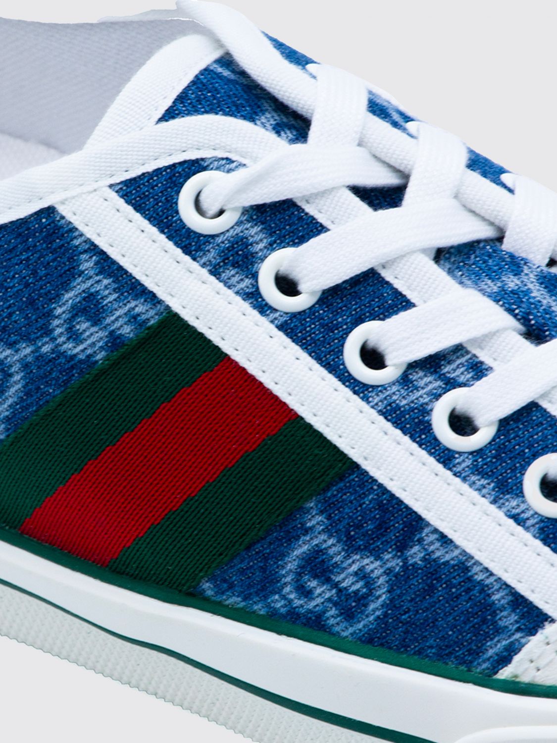tennis 1977 sneakers in denim with gg monogram