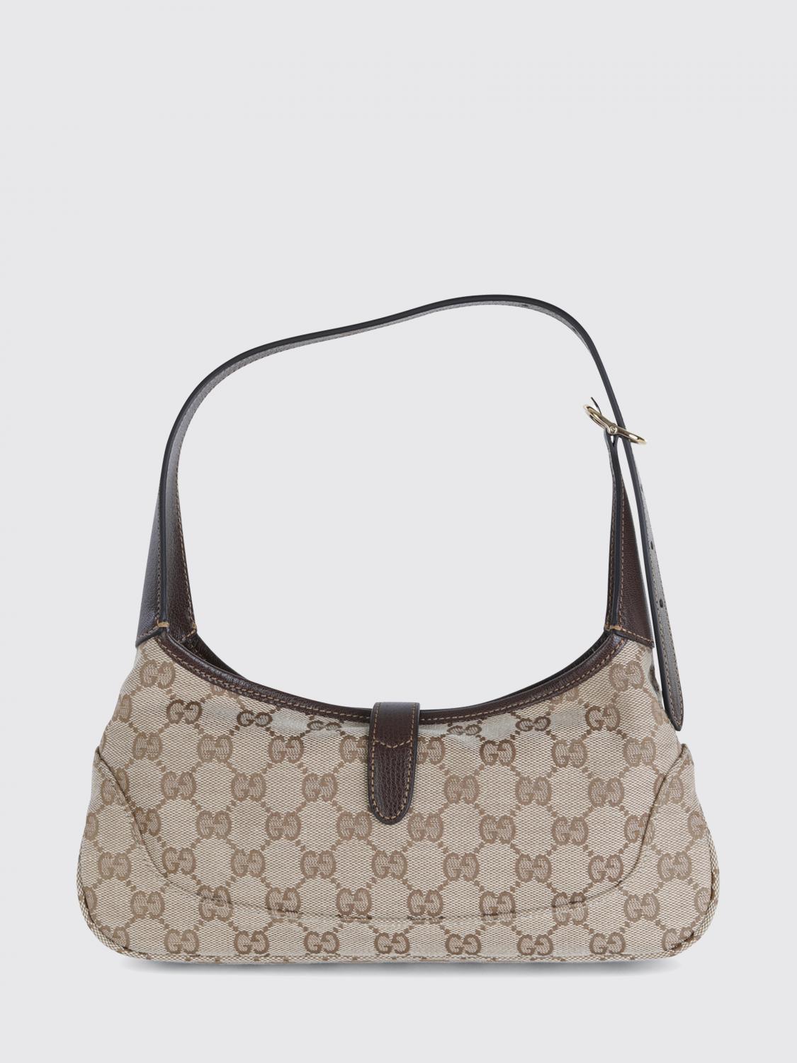 jackie slim bag in canvas with gg jacquard monogram