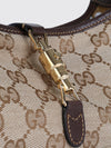 jackie slim bag in canvas with gg jacquard monogram