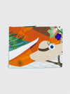 printed silk scarf