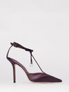 satin and tulle afia pumps