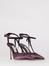 satin and tulle afia pumps