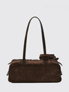 carrie small suede bag