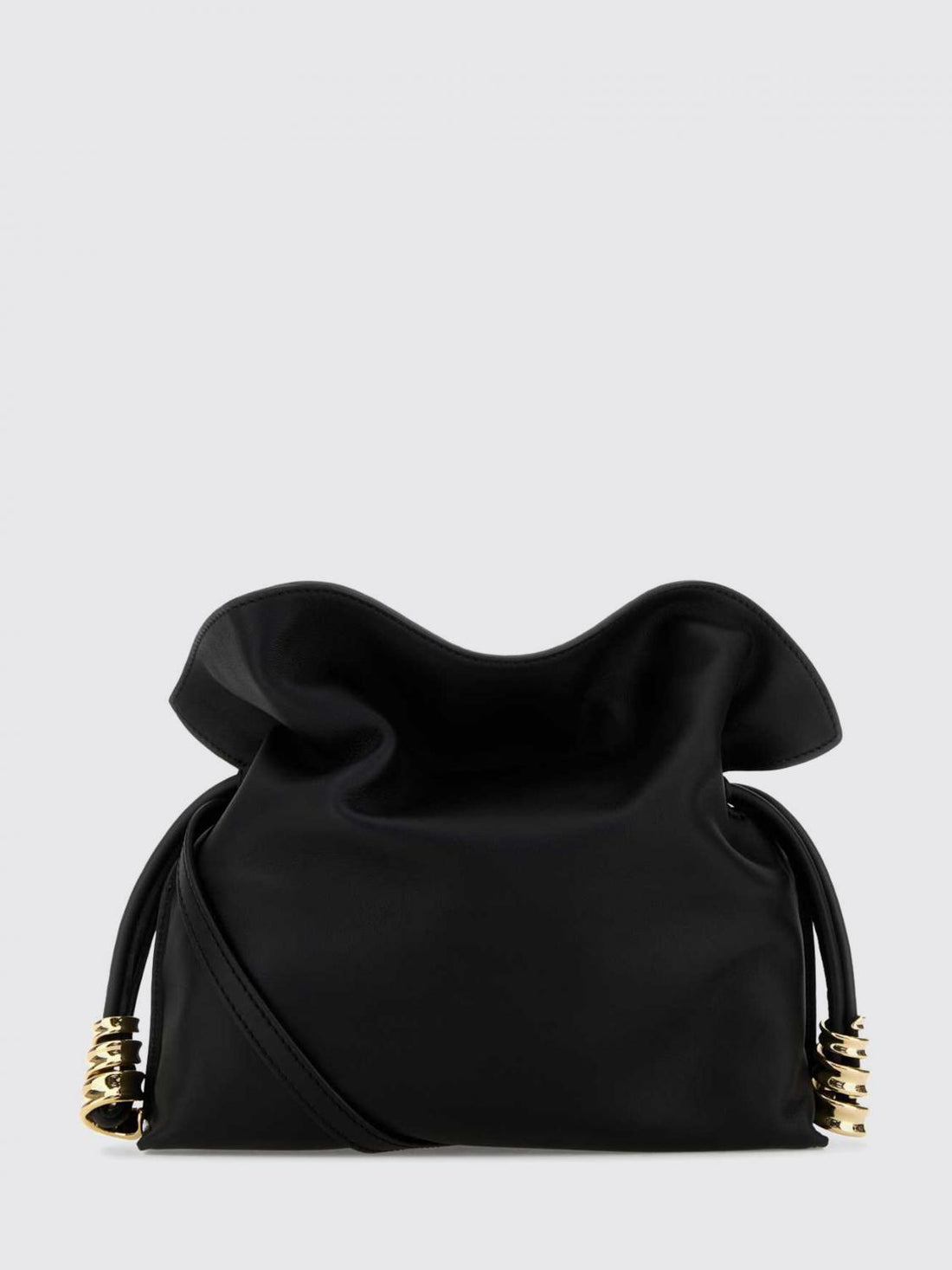 LOEWE OS flamenco leather clutch