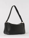 half horsebit grained leather bag