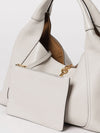 softbit maxi grained leather bag
