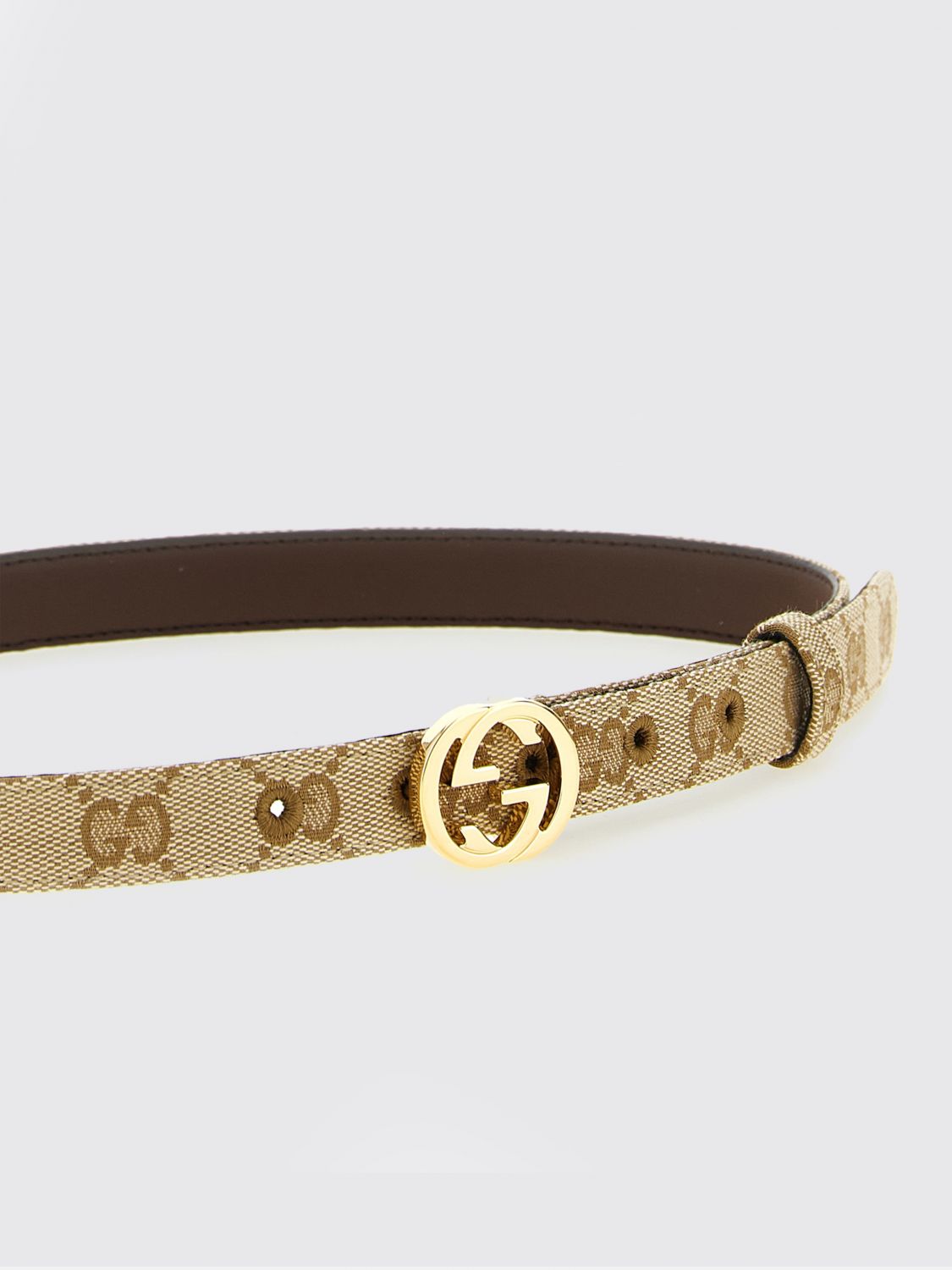 gg leather belt