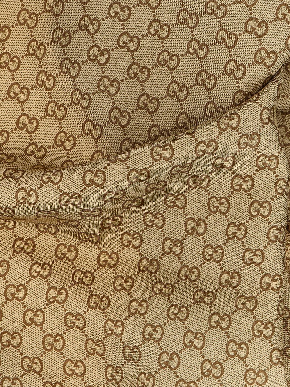 gg supreme silk scarf