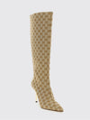 bombshell boots in gg jacquard monogram canvas