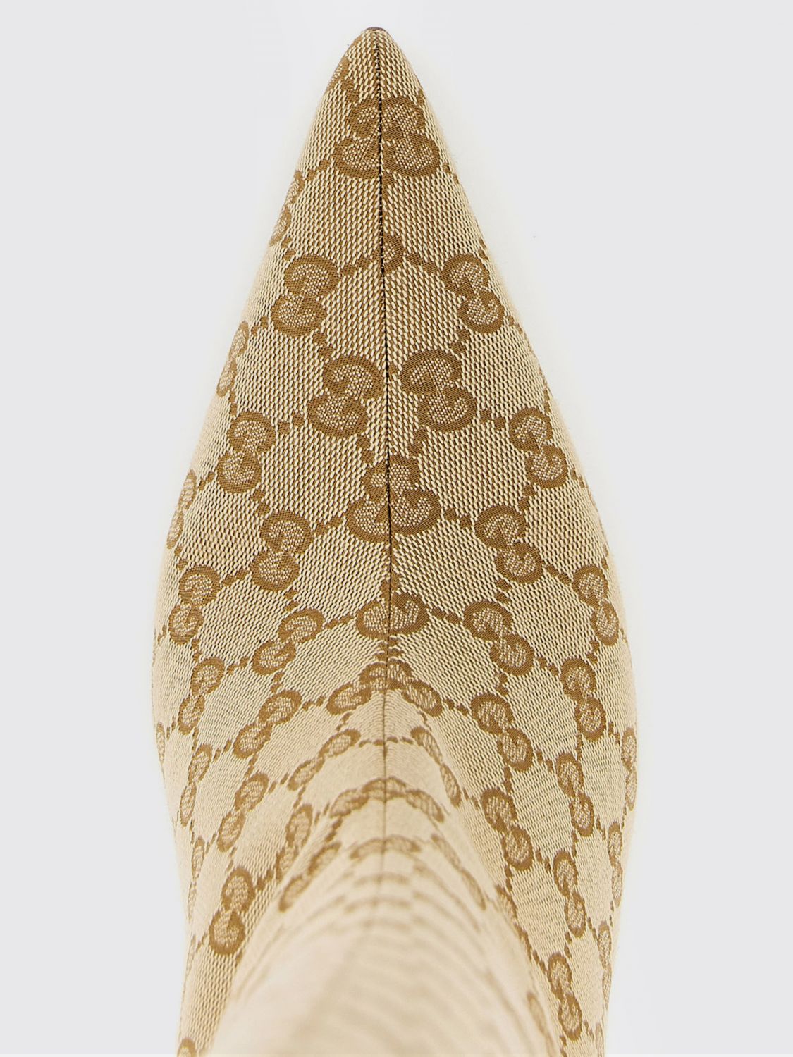 bombshell boots in gg jacquard monogram canvas