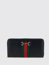 horsebit web zip wallet