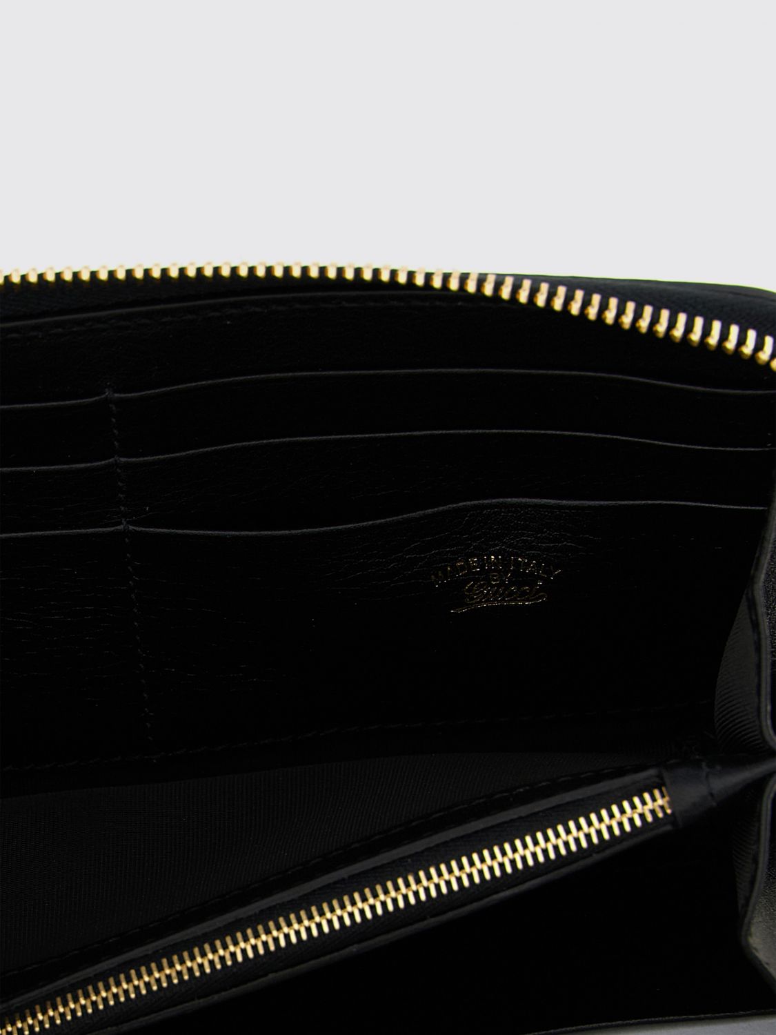 horsebit web zip wallet