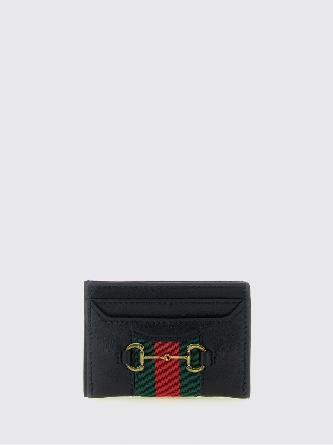 GUCCI OS web horsebit card holder