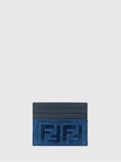ff velvet and leather card holder
