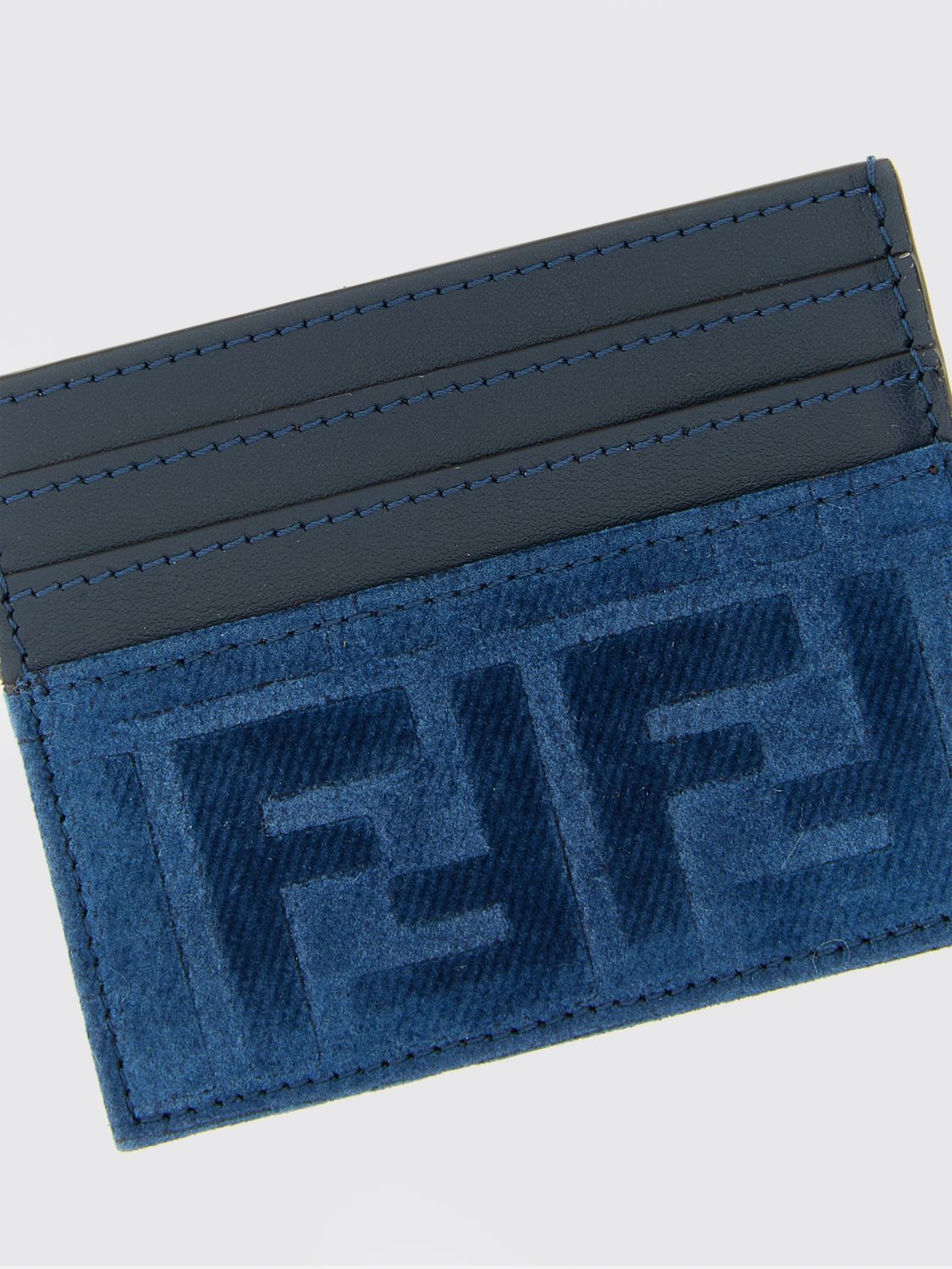 ff velvet and leather card holder