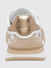 dg athletic sneakers in suede and nylon with rhinestone dg monogram