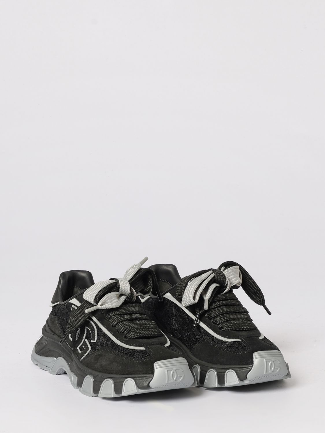 dg country road sneakers in lace and suede