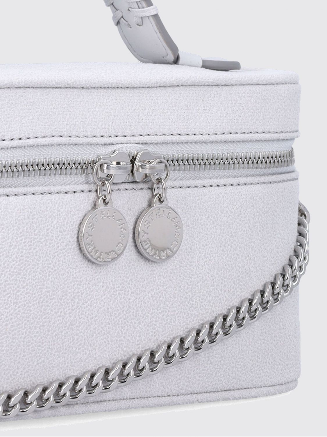 falabella vanity faux suede bag