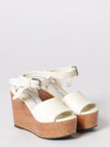 woman's heeled sandal