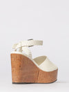 woman's heeled sandal