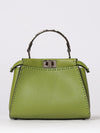 peekaboo roman leather bag