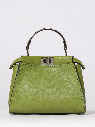 peekaboo roman leather bag