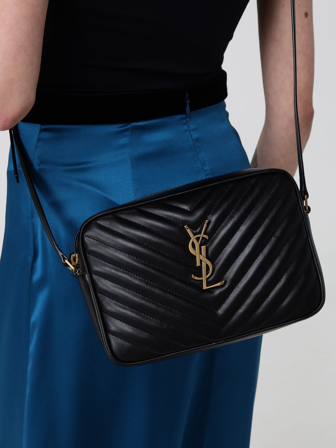 lou chevron quilted nappa bag