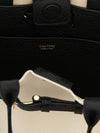 audrey cotton twill and leather bag