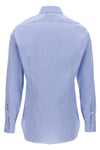 stretch cotton blend poplin shirt
