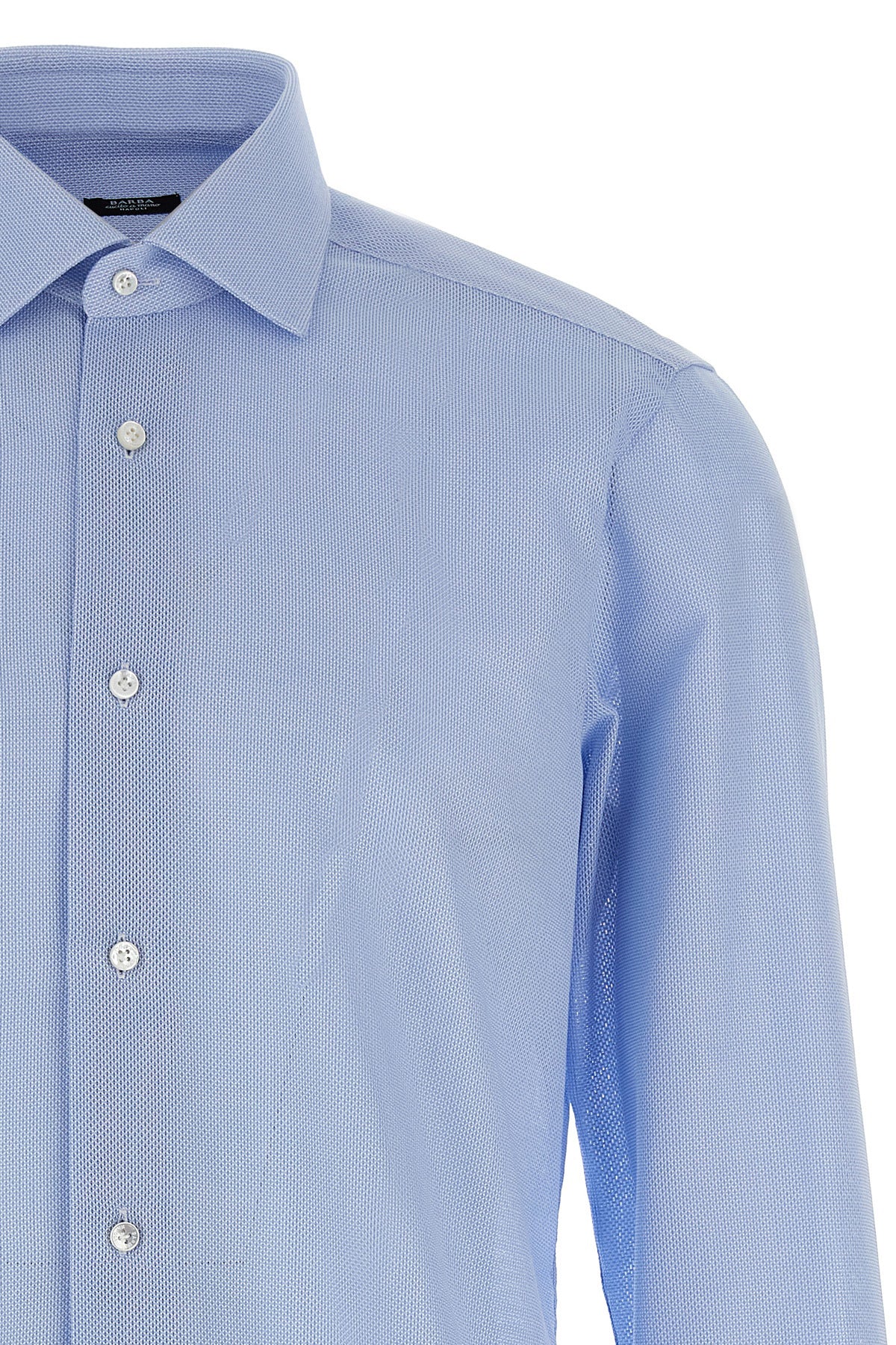 honeycomb cotton shirt