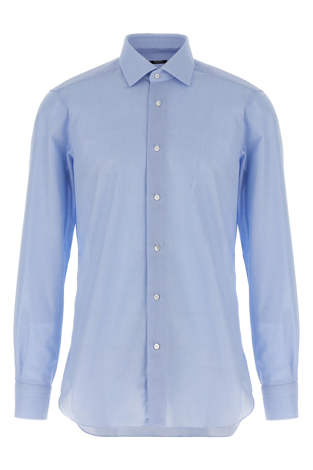 BARBA 38 cm honeycomb cotton shirt