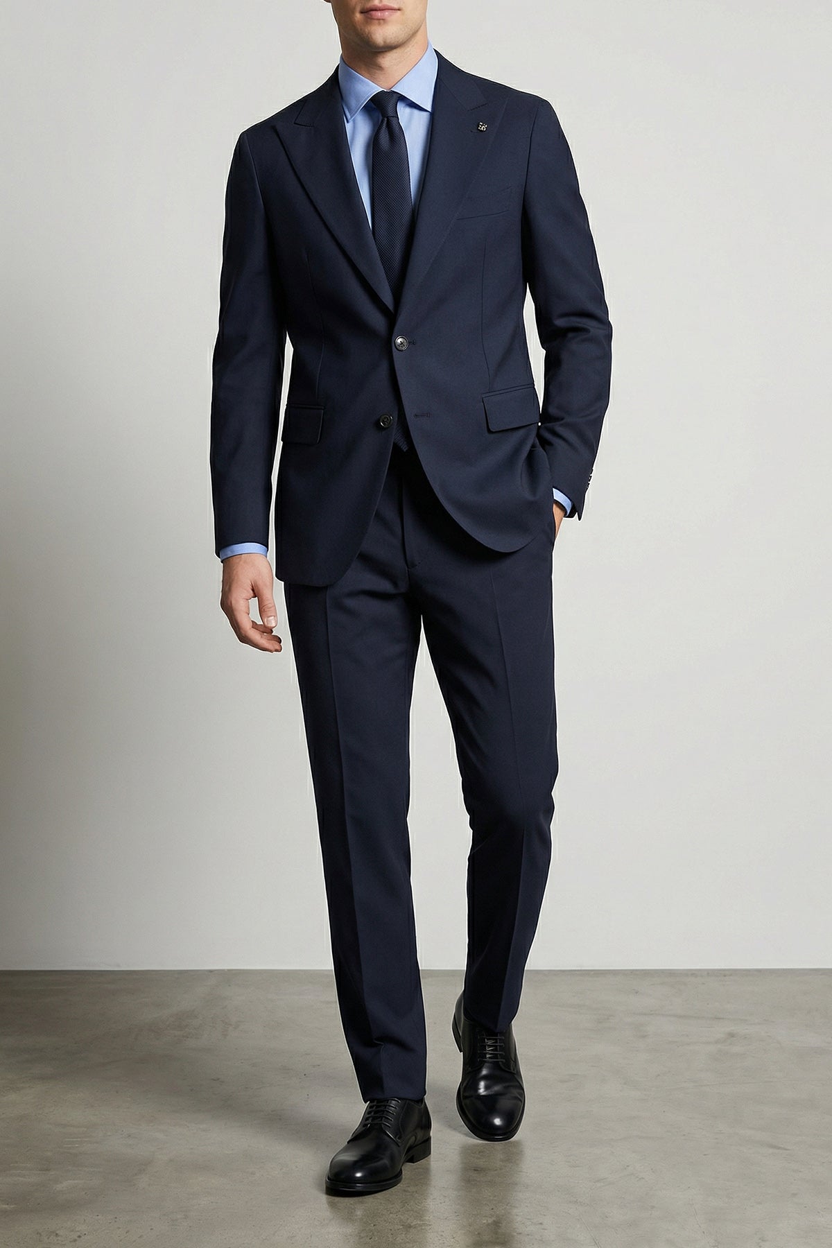 hand-stitched oxford cotton shirt