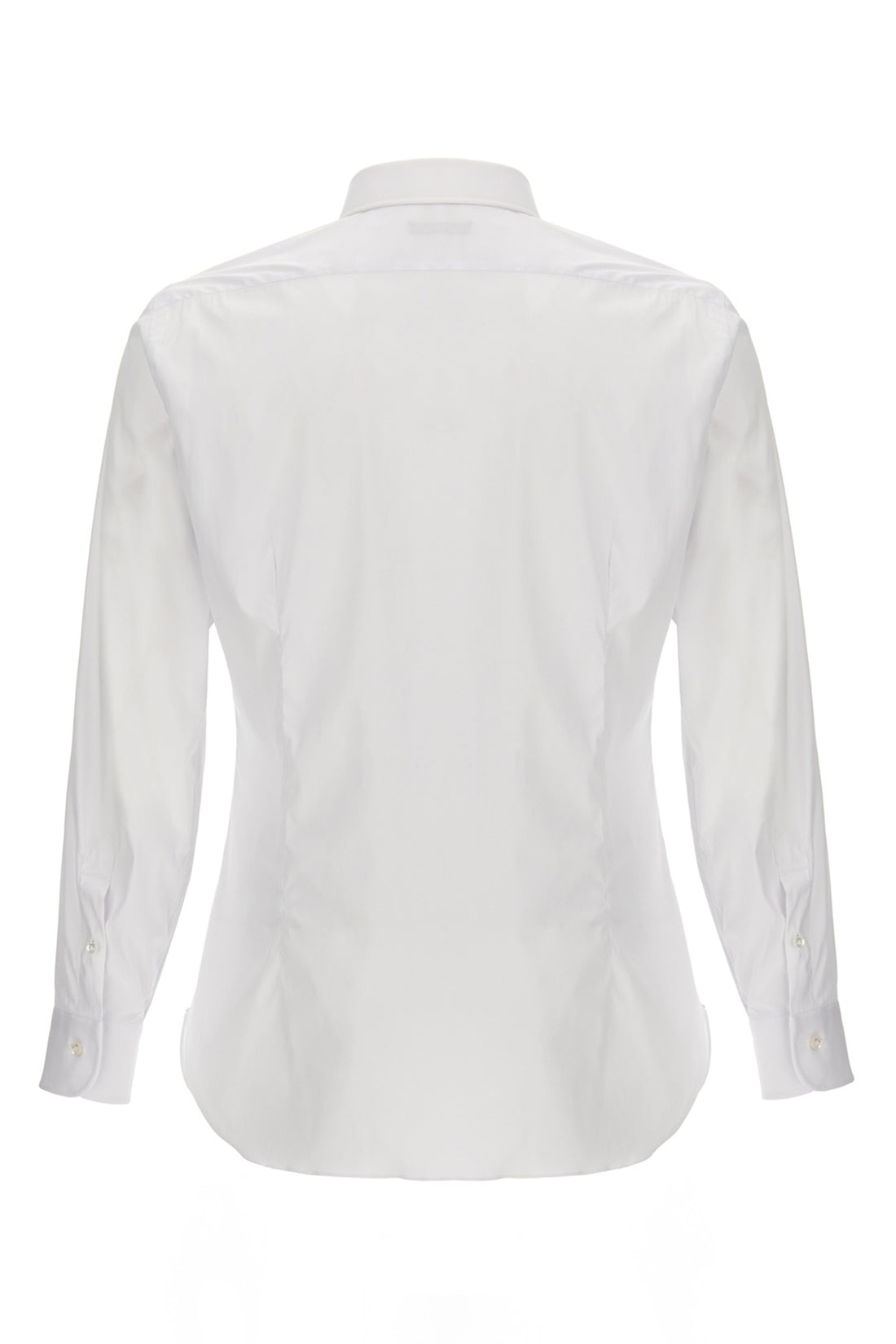 BARBA 39 cm stretch cotton poplin shirt
