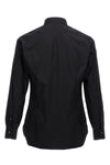 stretch cotton blend poplin shirt