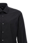 stretch cotton blend poplin shirt