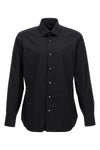 stretch cotton blend poplin shirt