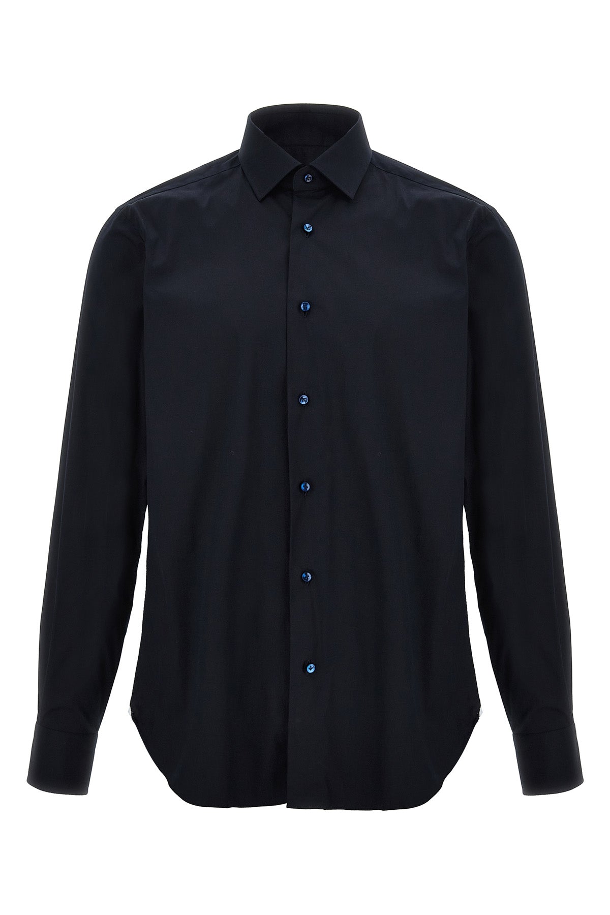 stretch cotton poplin shirt
