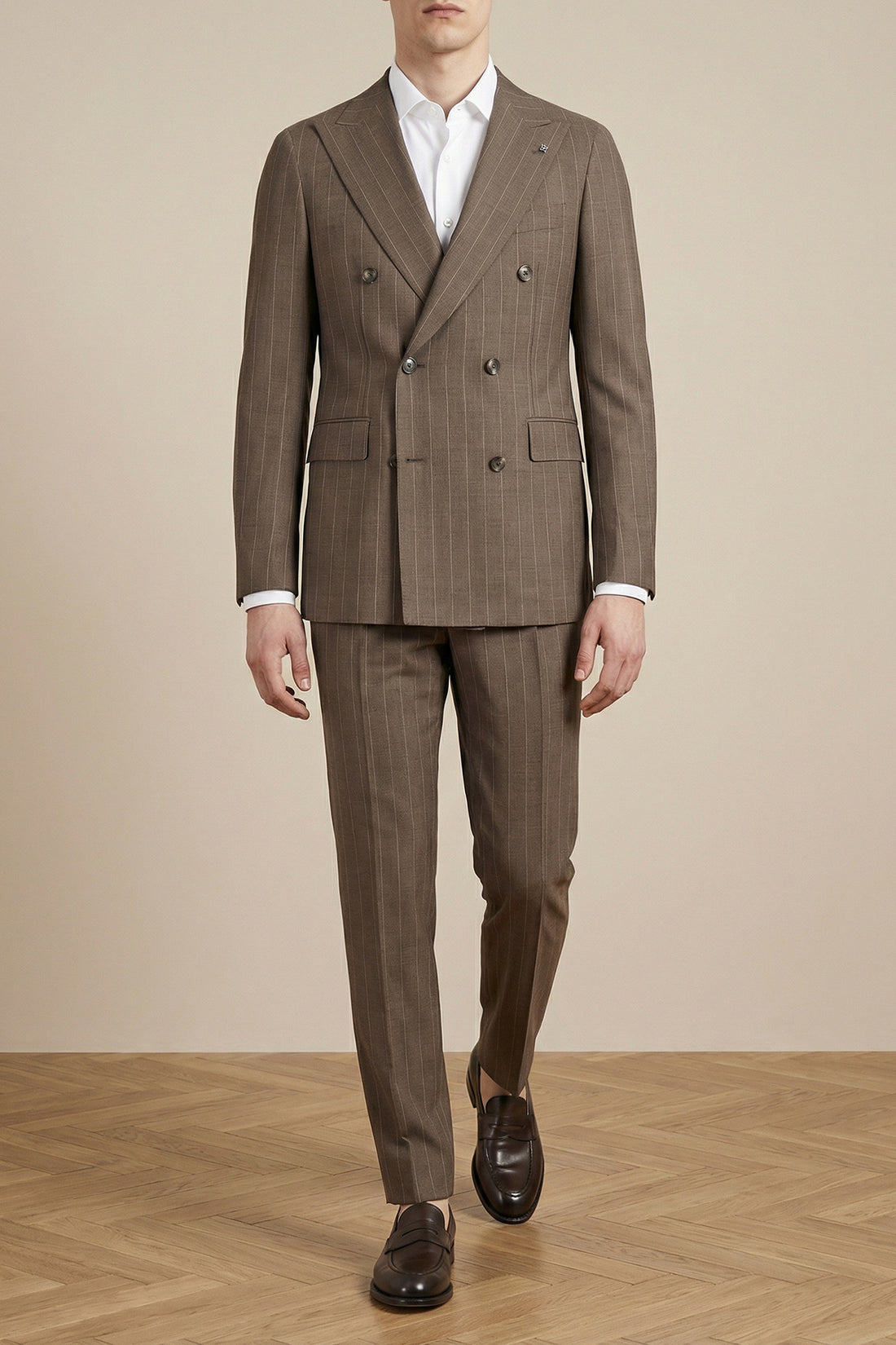 BARBA 40 cm hand-stitched cotton shirt