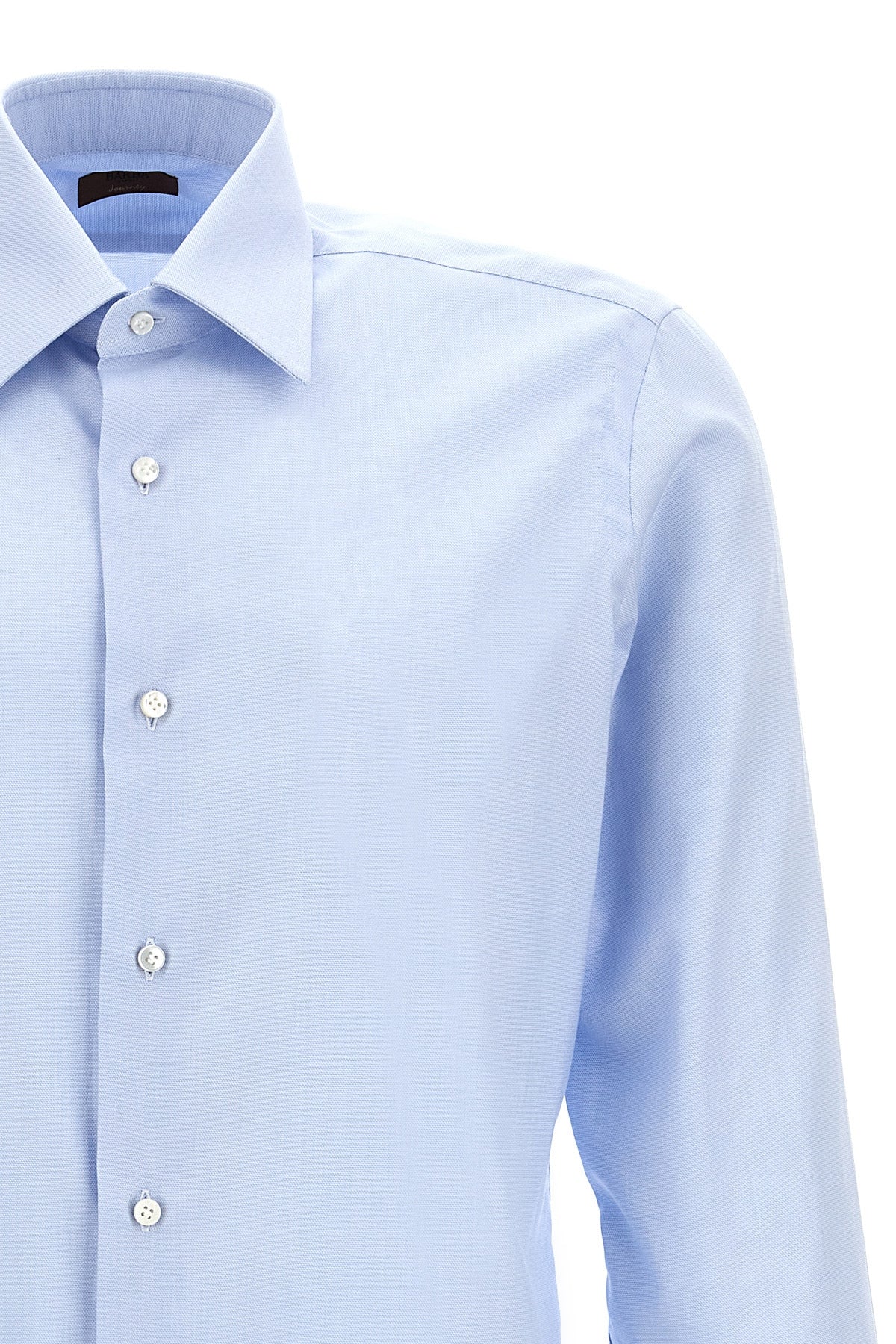 journey micro-pearl cotton shirt