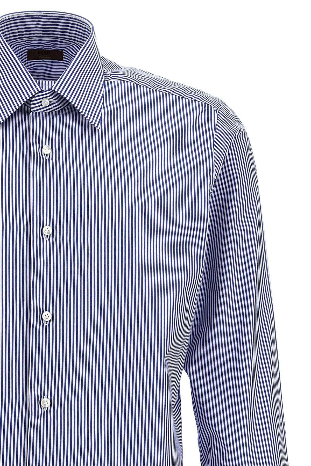 journey striped cotton shirt