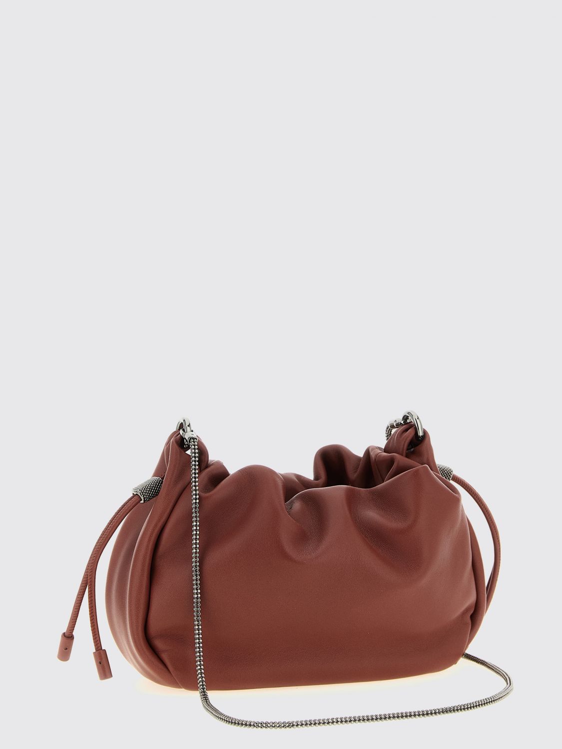 mellow leather bucket bag