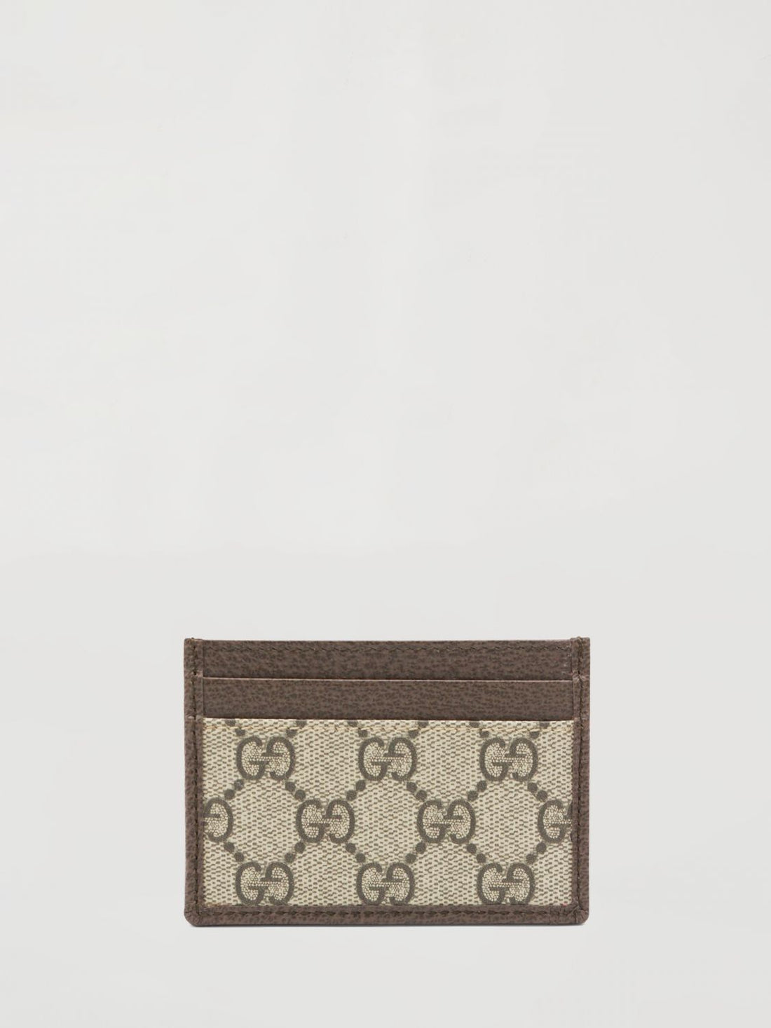GUCCI OS ophidia credit card holder in gg supreme canvas