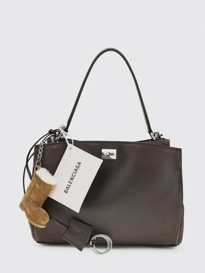 rodeo leather bag with charms